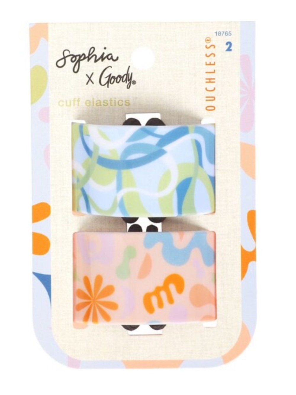 Sophia Yeshi x Goody Cuff Elastics - Blue & Pink Set